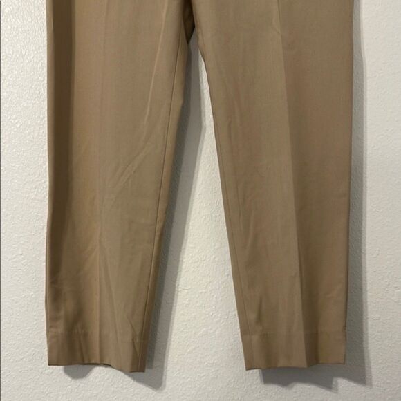 Talbots Hollywood Pullon Pants Womens 10 Stretchy Zip Straight Leg High Rise - Picture 3 of 12